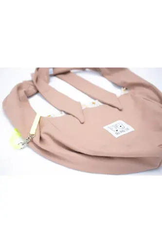 Tan Leather Dog Carrier (PET SLING) Baby Carrier-Beige - 11