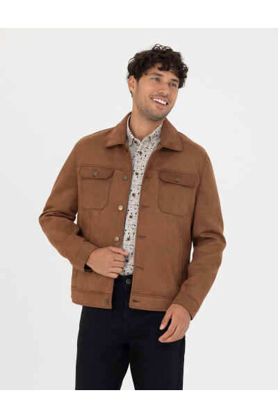 Tan Leather Jacket 50280297-880 - 10