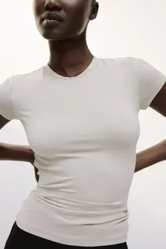 Tana mos tushadigan futbolka - Och kulrang - 7