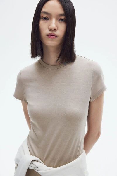 Tanaga o'tirgan jersey ko'ylak - H&M (1)