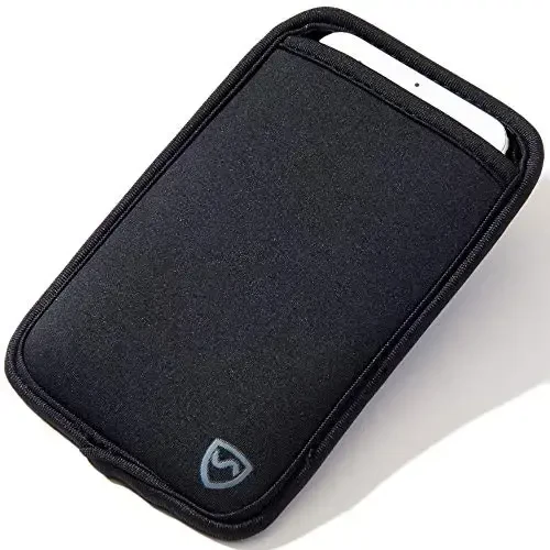 Tanangizni Himoya Qiling Anti Radiatsiya Mobil Telefon Sumkasi, EMF ni Bloklash uchun Mobil Telefon Qo'lqoplari, Mobil Telefon uchun Radiatsiya Bloklovchi, Qora, XL, 3.25 dyuymgacha bo'lgan Telefonlar uchun (7 x 4.25 dyuym Sumka Hajmi) - 2