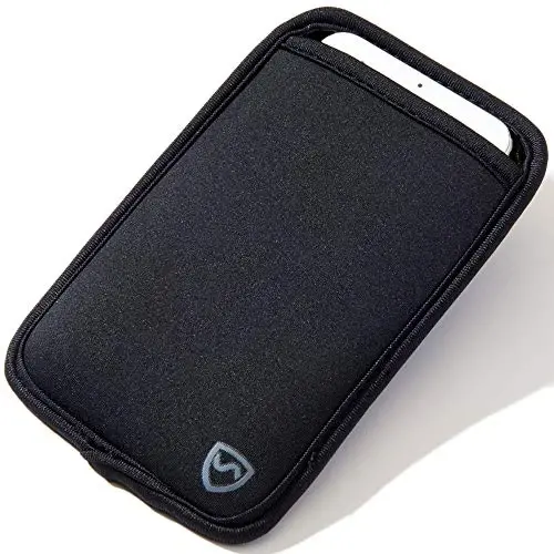 Tanangizni Himoya Qiling Anti Radiatsiya Mobil Telefon Sumkasi, EMF ni Bloklash uchun Mobil Telefon Qo'lqoplari, Mobil Telefon uchun Radiatsiya Bloklovchi, Qora, XL, 3.25 dyuymgacha bo'lgan Telefonlar uchun (7 x 4.25 dyuym Sumka Hajmi) - SYB (1)