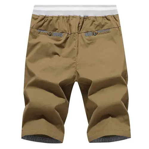 Tansozer Men's Shorts Casual Classic Fit Drawstring Summer Beach Shorts with Elastic Waist and Pockets - TANSOZER (1)
