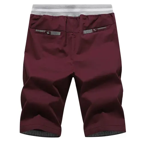 Tansozer Men's Shorts Casual Classic Fit Drawstring Summer Beach Shorts with Elastic Waist and Pockets - 2