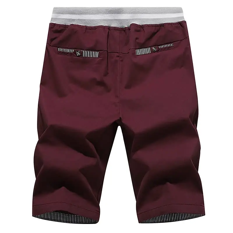 Tansozer Men's Shorts Casual Classic Fit Drawstring Summer Beach Shorts with Elastic Waist and Pockets - 2