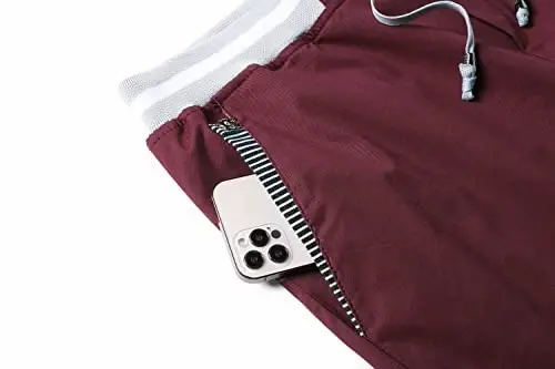 Tansozer Men's Shorts Casual Classic Fit Drawstring Summer Beach Shorts with Elastic Waist and Pockets - 4