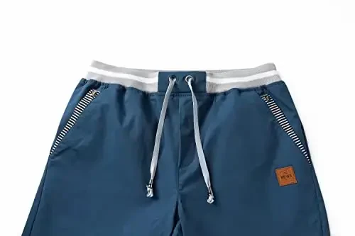 Tansozer Men's Shorts Casual Classic Fit Drawstring Summer Beach Shorts with Elastic Waist and Pockets - 2