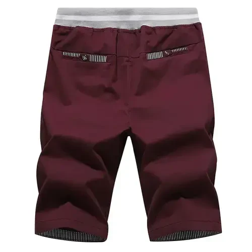 Tansozer Men's Shorts Casual Classic Fit Drawstring Summer Beach Shorts with Elastic Waist and Pockets - 2