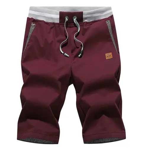 Tansozer Men's Shorts Casual Classic Fit Drawstring Summer Beach Shorts with Elastic Waist and Pockets 