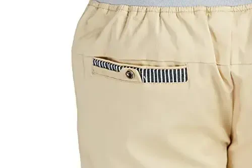 Tansozer Men's Shorts Casual Classic Fit Drawstring Summer Beach Shorts with Elastic Waist and Pockets - 4