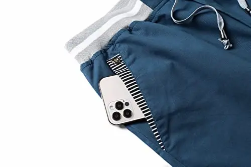Tansozer Men's Shorts Casual Classic Fit Drawstring Summer Beach Shorts with Elastic Waist and Pockets - 4