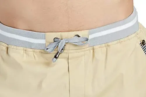 Tansozer Мужские шорты Повседневные Классические шорты на кулиске Летние пляжные шорты с эластичной талией и карманами - 3