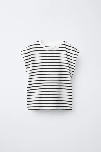TAPE STRIPED T-SHIRT-Striped - 1