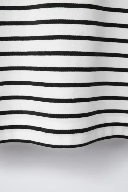 TAPE STRIPED T-SHIRT-Striped - 4
