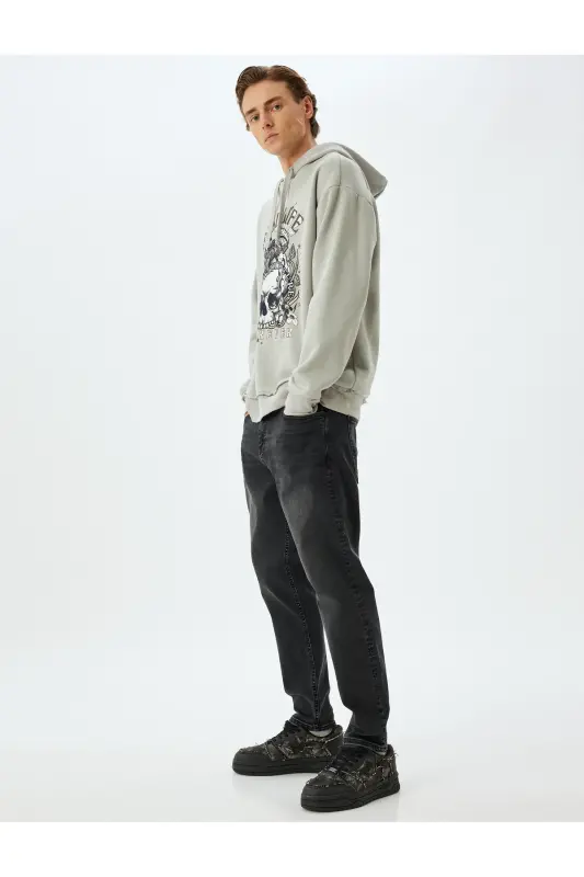 Tapered Fit Jean Pantolon - Joe Jean - Siyah - 1