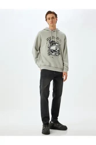 Tapered Fit Jean Pantolon - Joe Jean - Siyah - KOTON (1)