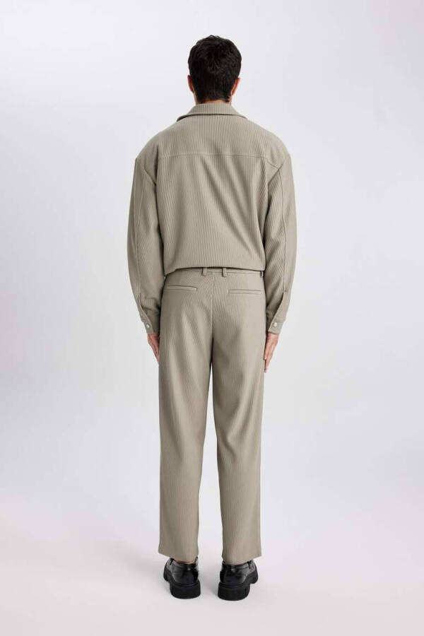 Tapered Fit Straight Leg All-Way Stretch Pants Light Khaki - 9