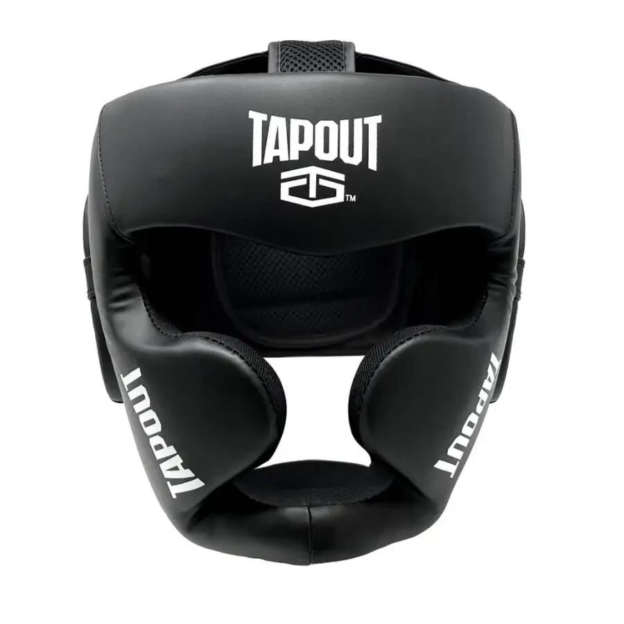Tapout Adjustable Velcro Protective Headgear - One Size Fits Most for Boxing and MMA - 1