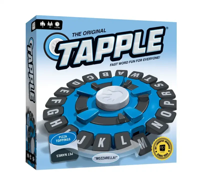 Tapple Word Game by USAopoly, Fast-Paced Family Board Game, 2 - 8 Players Ages 8 and up - 2