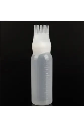 Taraklı Saç Boyama Şişesi-BeyazComb Hair Dye Bottle-White - 3