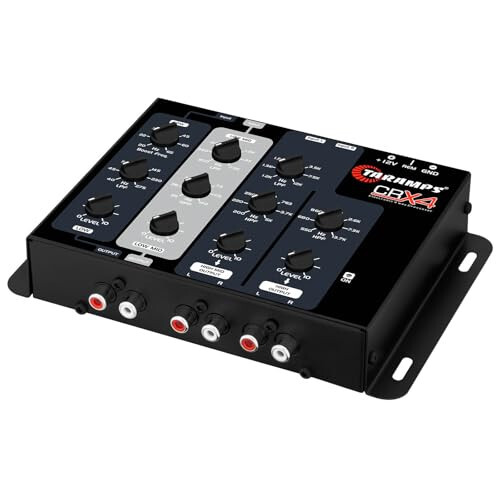 Taramps Crx4 Electronic 4 Way Crossover Rca Channels 8 Volts Rms Car Audio Processor Stereo Equalizer Great for Low/High with Bass Boost, Compact Size - 3