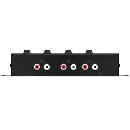 Taramps Crx4 Electronic 4 Way Crossover Rca Channels 8 Volts Rms Car Audio Processor Stereo Equalizer Great for Low/High with Bass Boost, Compact Size - 4