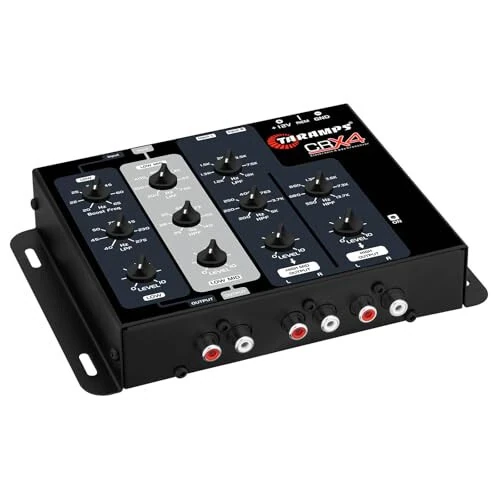 Taramps Crx4 Electronic 4 Way Crossover Rca Channels 8 Volts Rms Car Audio Processor Stereo Equalizer Great for Low/High with Bass Boost, Compact Size - Taramp's (1)