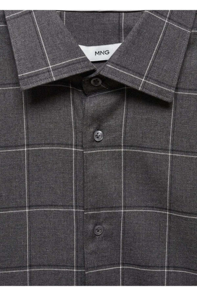 Tartan paxta flanel ko'ylak - 6