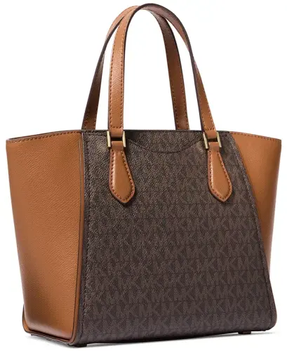 Taryn Logo Small Convertible Top Zip Crossbody-Brn/acorn - 4