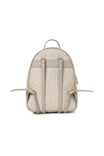 Taş Büyük Alfabe Kadın Sırt Cantası 05PO22Y1541-Taş - 5