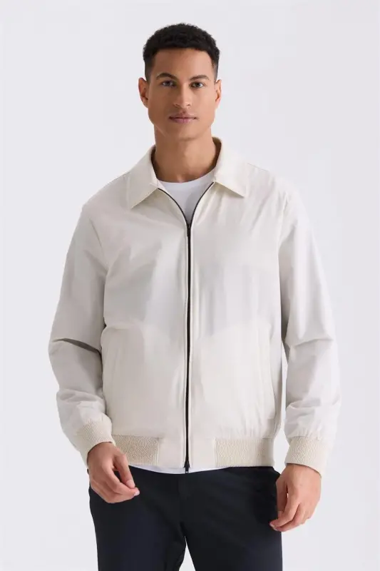 Taş Comfort Fit Berberi Yaka Mevsimlik Mont - 2