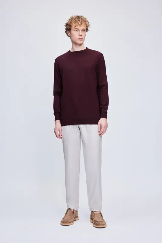 Taş Dinamik Fit Yandan Cepli Kanvas Pantolon-Taş - 2