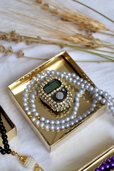 Tasbih Zikirmatik and Mevlid Set with Stones 20 T302 - 3