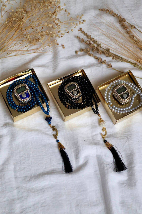 Tasbih Zikirmatik and Mevlid Set with Stones 20 T302 - 6