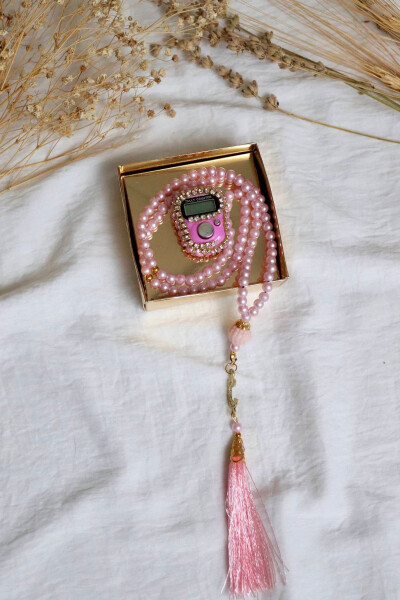 Tasbih Zikirmatik and Mevlid Set with Stones 20 T302 - 8