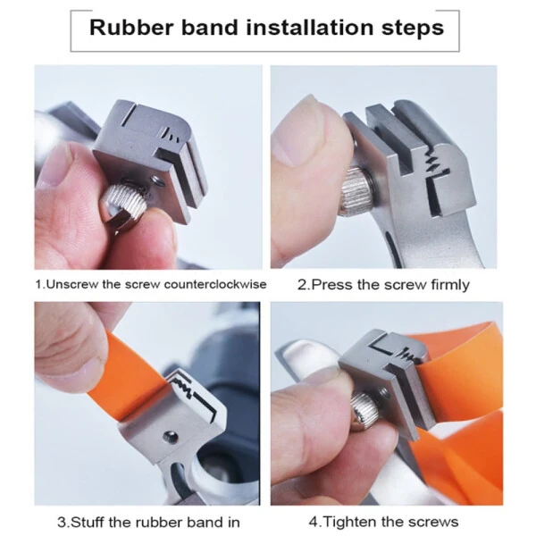 Tashqi ovchilik otish baliq otash catapulta to'plami Uch qismli teleskopik uzun tayoq otish slyotshota - 10