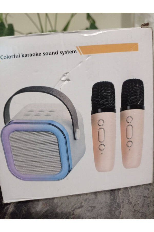Taşınabilir Bluetooth'lu karaoke hoparlör - 2