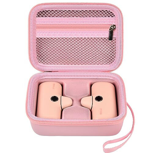 casmilee Portable Charger Power Bank Case for 2PCS Swyop/for Feob/for Charmast/for JEJILL/for LanLuk/for VEGER/for iWALK/for Taegila/for Kuulaa and More Small Charging Battery Pack - Bag Only (Pink) - CASMILEE
