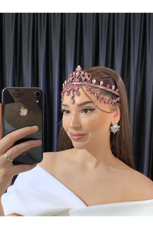 TAŞLI ALINLIK GELİN DÜĞÜN NİŞAN KINA ALINLIK-PUDRA - 2