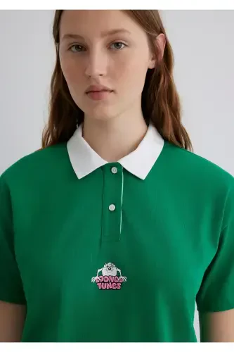 Tasmanian Print Green T-Shirt Regular Fit / Normal - 6