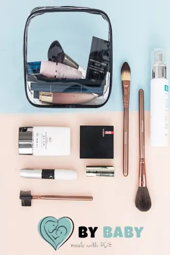 Tatil, Plaj, Kozmetik ,makyaj Bakım Çantası Seti, Şeffaf Su Geçirmez , 3 Adet Çanta-3'lü ŞEFFAF - 5