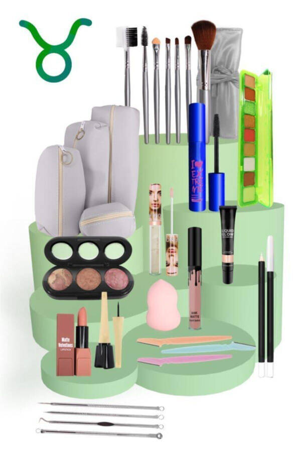 Taurus Zodiac Makeup Set for Olive Skin - 1