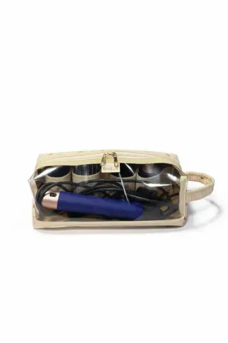 Tavşan Airwrap Uyumlu ve Tüm Saç Şekillendiriniz için XL Boy Çanta Seyahat Çantası-Krem12 - 1