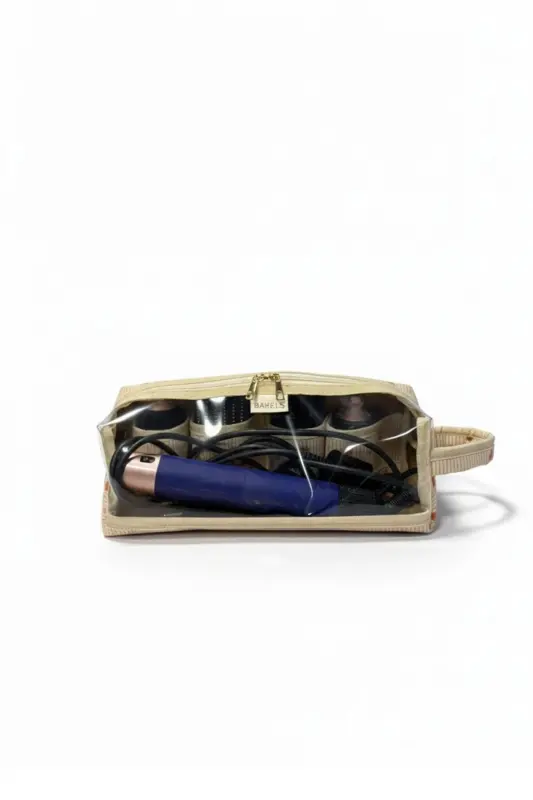 Tavşan Airwrap Uyumlu ve Tüm Saç Şekillendiriniz için XL Boy Çanta Seyahat Çantası-Krem12 - 3