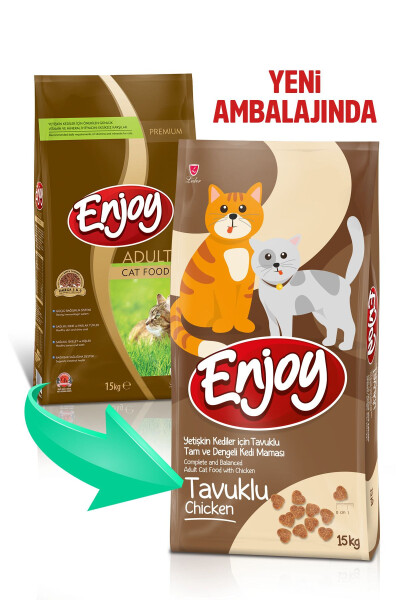 Tavuklu Yetişkin Kedi Maması 15 Kg - 2