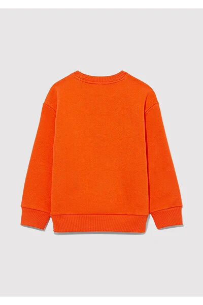 Tazmanian Devil Print Orange Hoodie 6S10080-82823 - 3