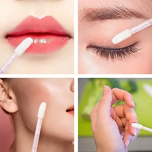 Tbestmax 400 Spoolies Mascara Wand and Lip Brush Disposable Lash Brushes for Eyelash Extensions, Lipstick Lip Gloss Wands Applicator Tool (Pink) - 5