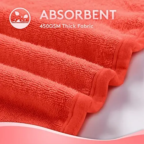 TBEZY Baby Hooded Towel with Unique Animal Design Ultra Soft Thick Cotton Bath Towel for Newborn (Fox) - 5