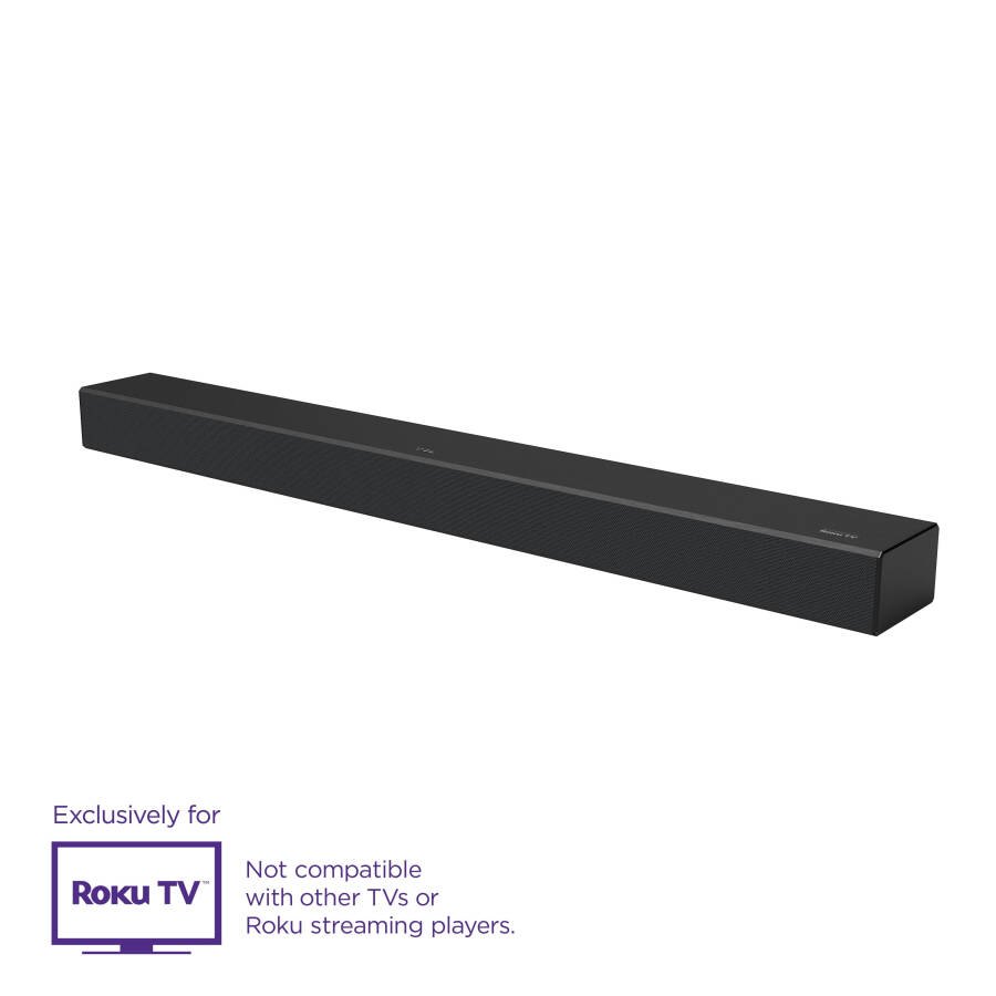 TCL Alto R1 Roku TV Kablosuz 2.0 Kanal Ses Çubuğu Tüm Roku TV'ler için, Bluetooth - TSR1 31,5 inç, Siyah - 1