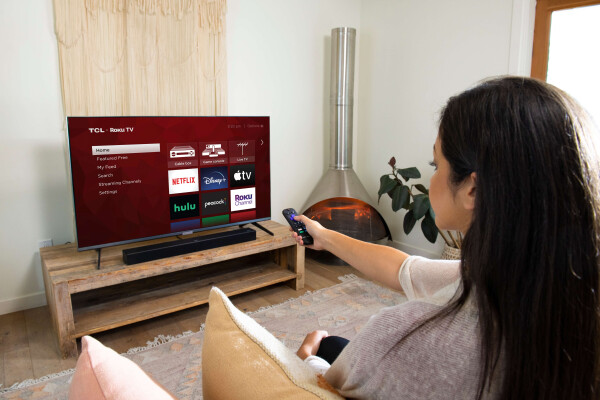 TCL Alto R1 Roku TV Kablosuz 2.0 Kanal Ses Çubuğu Tüm Roku TV'ler için, Bluetooth - TSR1 31,5 inç, Siyah - 2